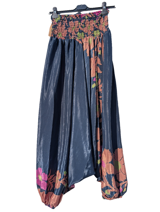 Indian Silk, upcycled Saree into Harem Trousers/ pants