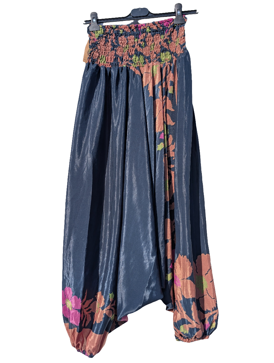 Indian Silk, upcycled Saree into Harem Trousers/ pants