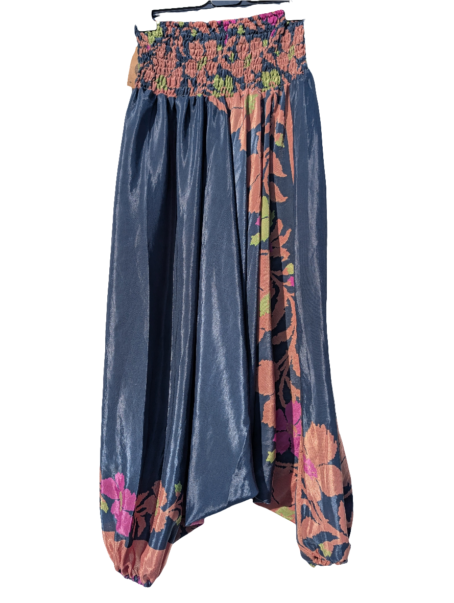 Indian Silk, upcycled Saree into Harem Trousers/ pants